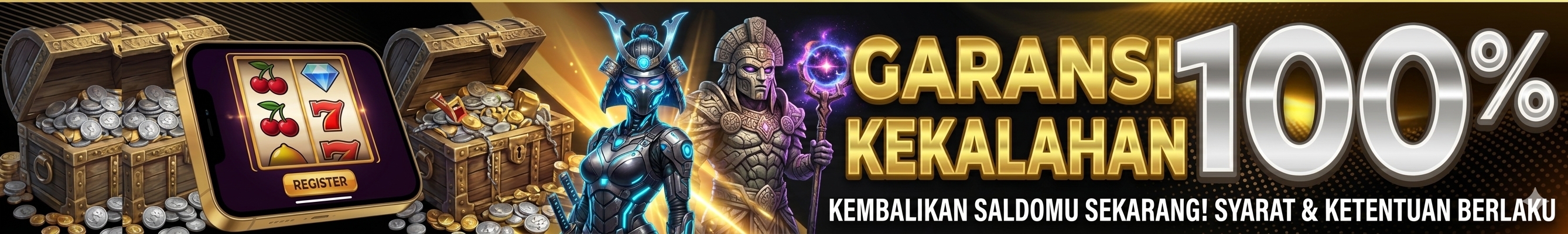 BONUS GARANSI KEKALAHAN 100%